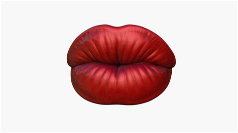Kissing Lips Sculpture Decor 3d Model 3d Turbosquid 1885399