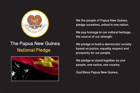 The Papua New Guinea National Pledge Richard Curzon