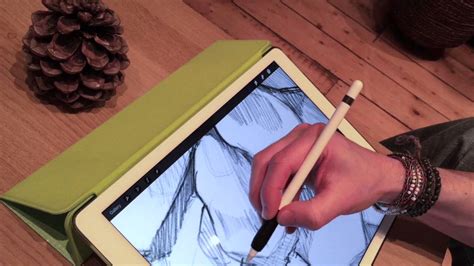 Apple Pencil Drawing Demo On Ipad Pro And Artist S Review Youtube