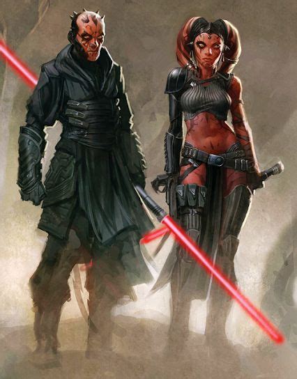 Darth Maul And Darth Talon With Images Star Wars Images Star Wars