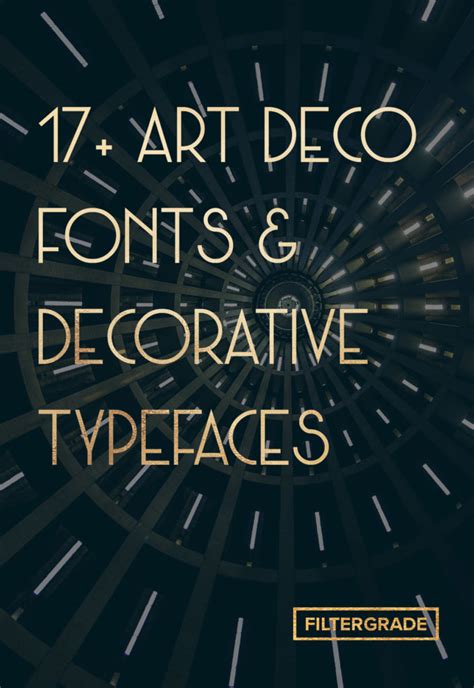 Art Deco Fonts Inspiration 17 Decorative Typefaces To Try Filtergrade