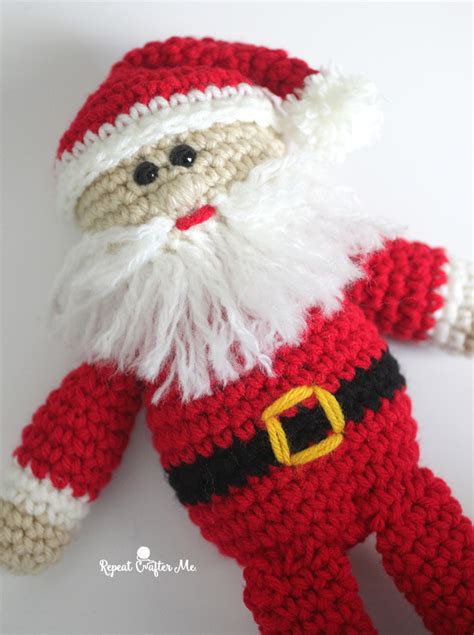 Crochet Santa Claus Repeat Crafter Me