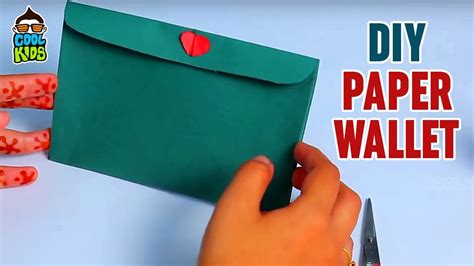 Let's make a paper wallet together with the kids from thekreativnost association. DIY Paper Wallet | How To Make A Paper Wallet | Easy Paper ...