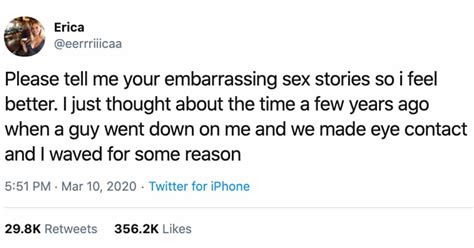 People Share Their Most Embarrassing Sex Stories On Twitter