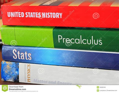 School Textbooks Stock Image Image Of Educate Middle