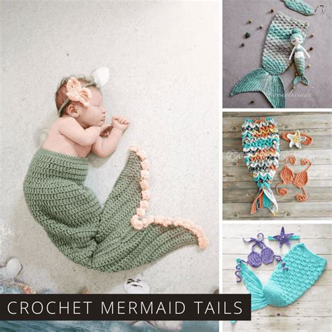 Baby Crochet Mermaid Outfit Simple Newborn