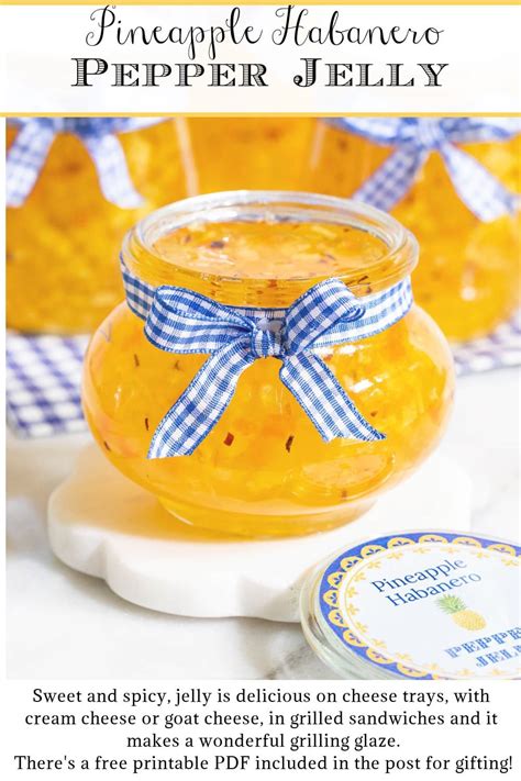 Pineapple Habanero Pepper Jelly Recipe Pepper Jelly Stuffed