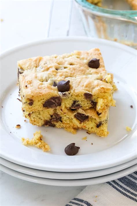 Chocolate Chip Cake Mix Cookie Bars All Things Mamma