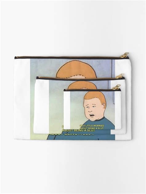 i m a little worried about being a slut zipper pouch by mrspooder redbubble