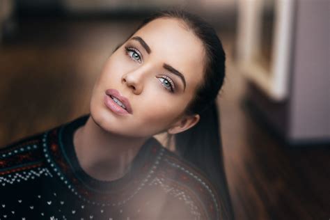 Bakgrundsbilder ansikte kvinnor modell porträtt brunett fotografi Martin K hn mode