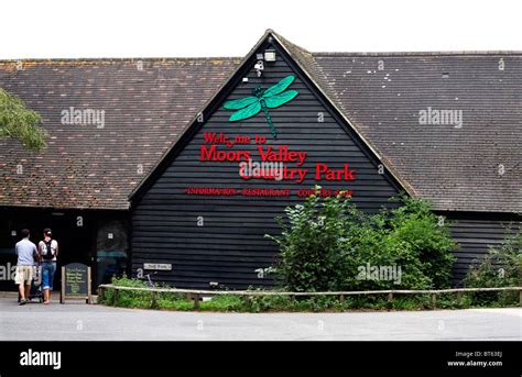 Entrance To Visitor Centre In Moors Valley Country Park Dorset Uk Stock Photo Alamy