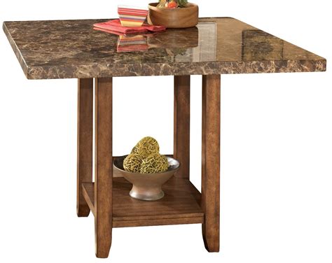 Lacey Square Dining Room Counter Height Table In Brown By Dining Rooms