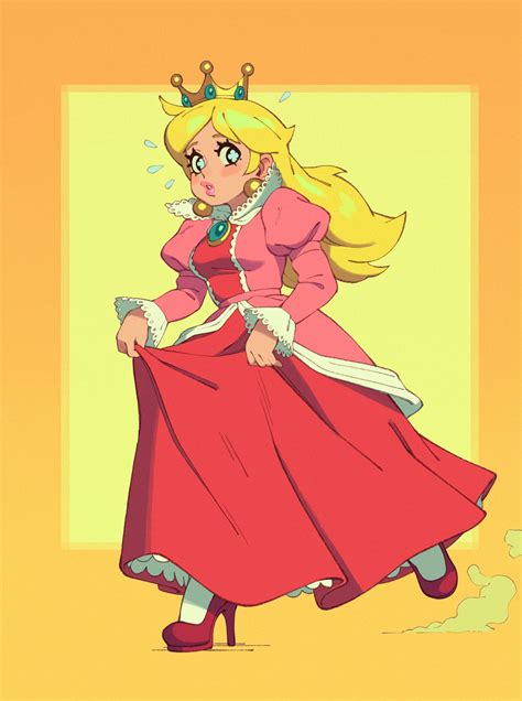 Princess Peach Super Mario Bros Image By Riz Draws Zerochan Anime Image Board