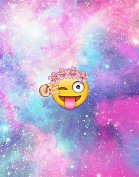 Hd Wallpaper Galaxy Emoji Wallpaper Gunung