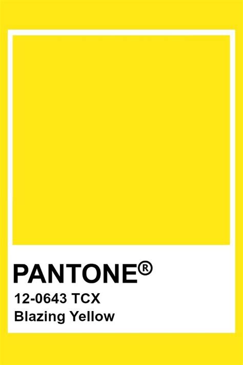 Matchless 100 Yellow Pantone Pms 2728