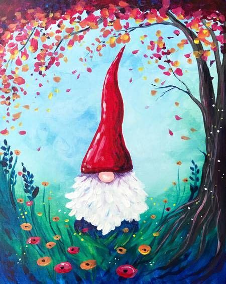 Painting With Doobie Gnome For Autumn Gnome For Autumn Painting