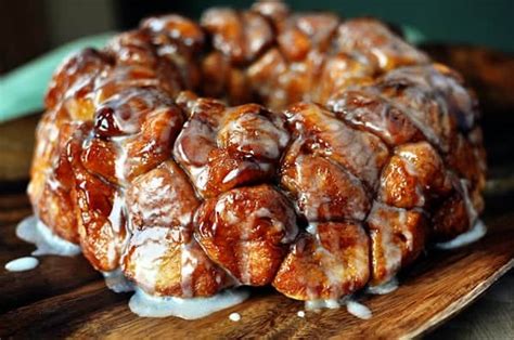 Pour boiled mixture over it. Monkey Bread {Best-Ever and Homemade} | Mel's Kitchen Cafe
