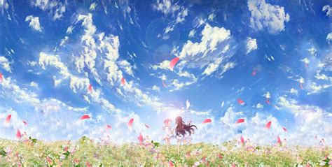 20 Anime Flower Field Wallpaper Sachi Wallpaper