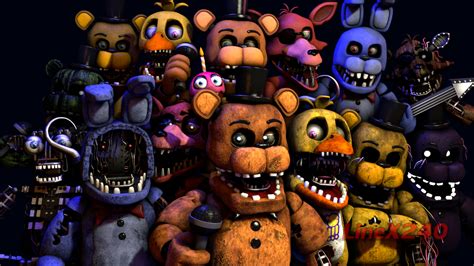 Sfm Fnaf Withereds Models By Coolioart By Linex240 On Deviantart