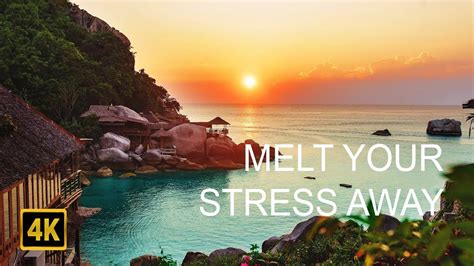 4K 1 Hour of Ocean Views to Melt Your Stress Away 💤🌌 Meditate Yoga