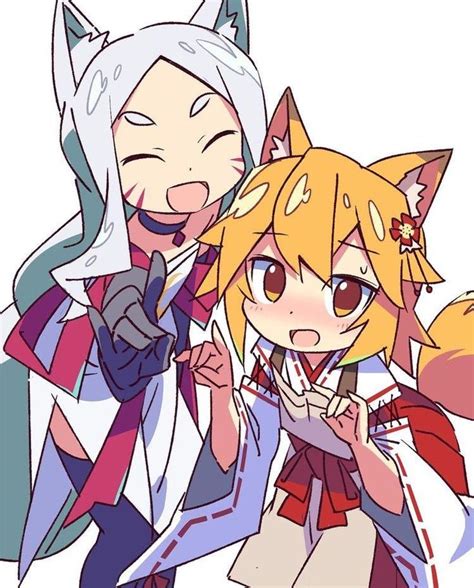 Cute Fox Girls Helpful Senko San Anime Furry Sewayaki Kitsune No
