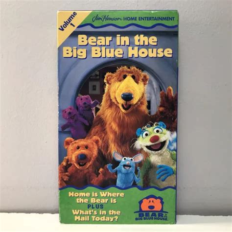Nick Jr Bear Big Blue House Home Is Where Mail Today Vhs Video Tape