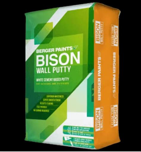 Berger Bison Wall Putty 40 Kg At Rs 650bag Berger Putty In Vinchur
