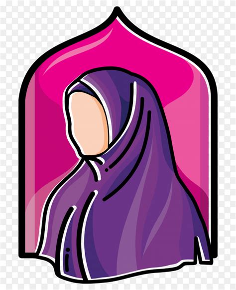 Illustration On Hijab Fashion Muslim Premium Vector Png Similar Png