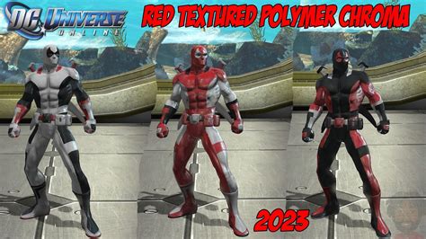 Dcuo Red Textured Polymer Chroma 2023 Booster Bundle Youtube