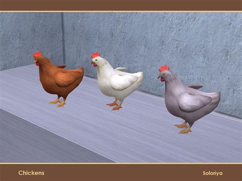 The Sims Resource Chickens Chicken V1