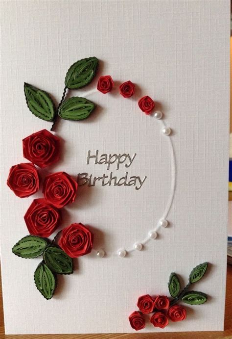 Paper Quilling Birthday Cards Designs