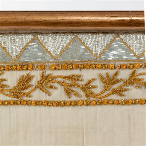 Gold Thread Embroidery Of Royal French Interest At 1stdibs