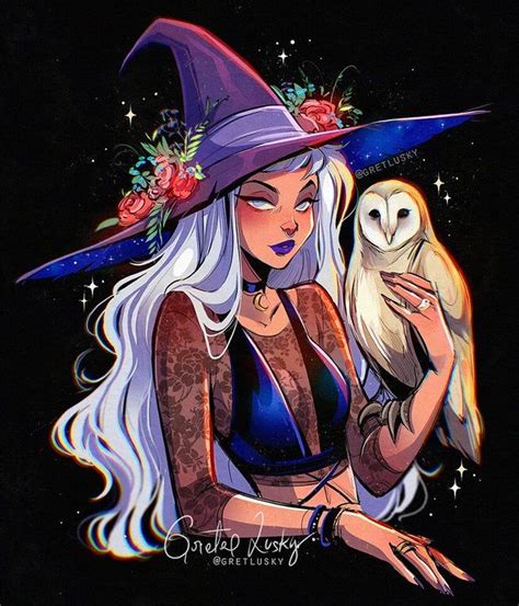 Alba Barnawl By Gretel Lusky Imaginarywitches Witch Drawing Witch