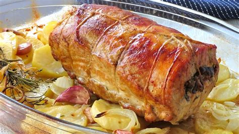 Lomo de cerdo relleno Receta fácil para Navidad YouTube