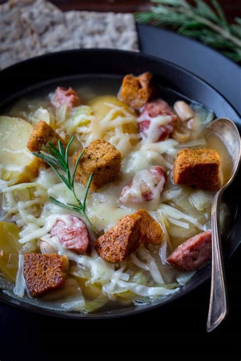 Slow Cooker Kielbasa Cabbage And Potato Soup Healthy Seasonal Recipes