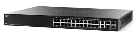 Cisco Sf300 24p 24 Port 10100 Poe Managed Switch With Gigabit Uplinks