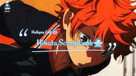 Hinata Scary Look Season 1 Edit Haikyuu Youtube