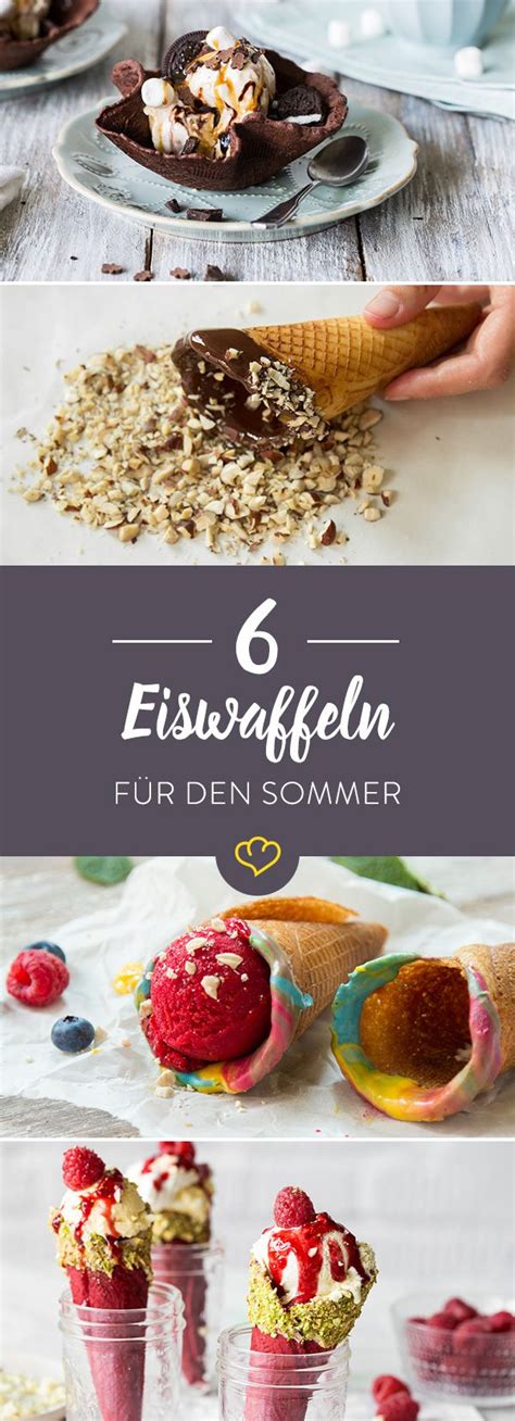 Eiswaffel Rezepte 6 knusprige Eisbegleitungen zum Selbermachen