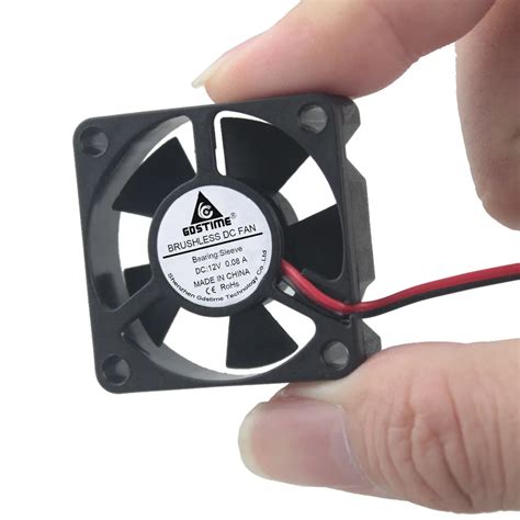 Gdstime 2 Pieces 35mm 12v 2pin Small Brushless Dc Cooling Fan