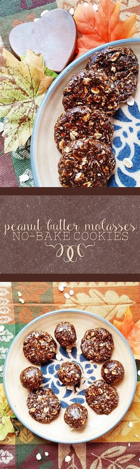 When layered in your favorite decorative tin, these festive molasses cookies also make for a great holiday gift. Peanut Butter Molasses No-Bake Cookies | Peanut butter ...