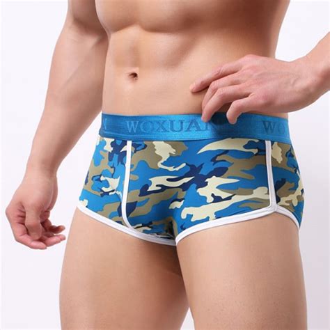 Buy Camouflage Boxer Shorts Mens Sexy Camo Underwear
