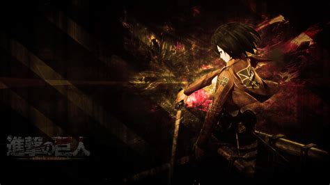 Attack On Titan Mikasa Wallpaper By Skeptec On Deviantart