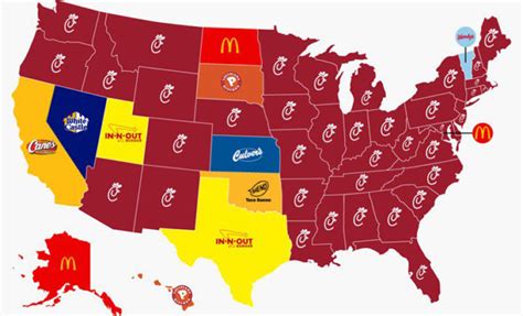 Convert time from texas, united states to any time zone. Map of Fast-Food Favorites Claimed Texas Loved In-N-Out ...