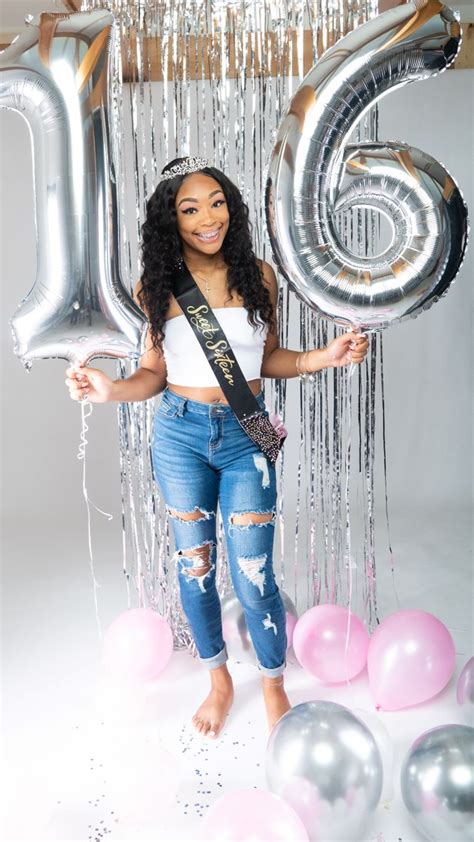 Sweet16 Birthday Photo Shoot 🥳 In 2021 16th Birthday Outfit 21st