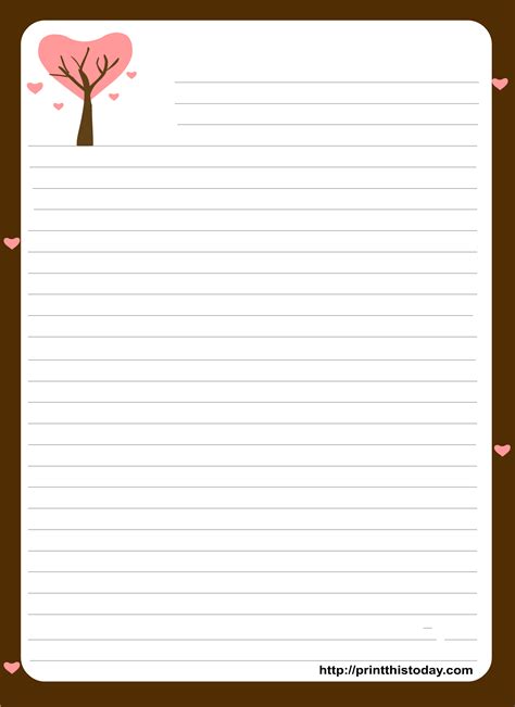 Note Paper Template