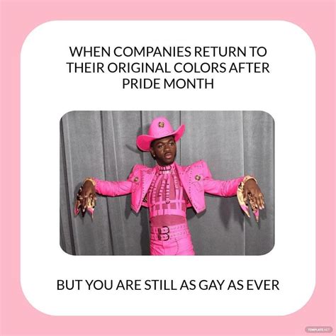 Companies After Pride Month Meme In  Psd Word Publisher Pages Download