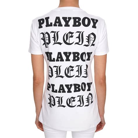 Philipp Plein Playboy Magazine 2013 Cover Print Crystal Lips T Shirt