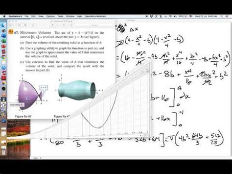 Calculus: Volume of Solid of Revolution using Disk Method - YouTube