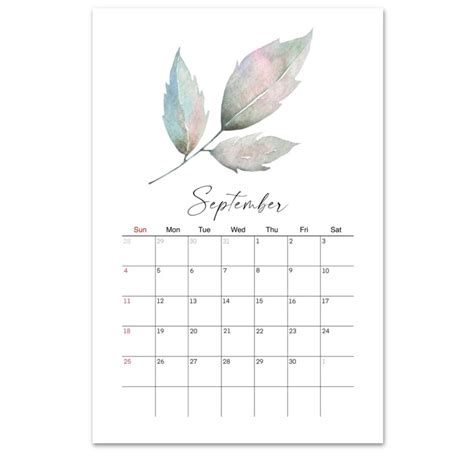 2022 2023 Wall Calendar Botanical Calendar Floral Calendar Etsy