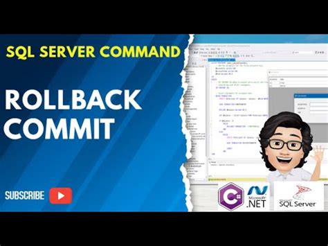 Sql Server Rollback And Commit Transaction Youtube